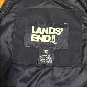Land’s End navy blue snow bib (unisex/ US 12 youth)